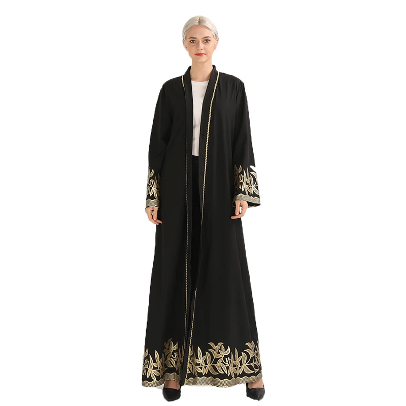 

Arabic Holy Cardigan Abaya Muslim Women Elegant Long Dress Kaftan