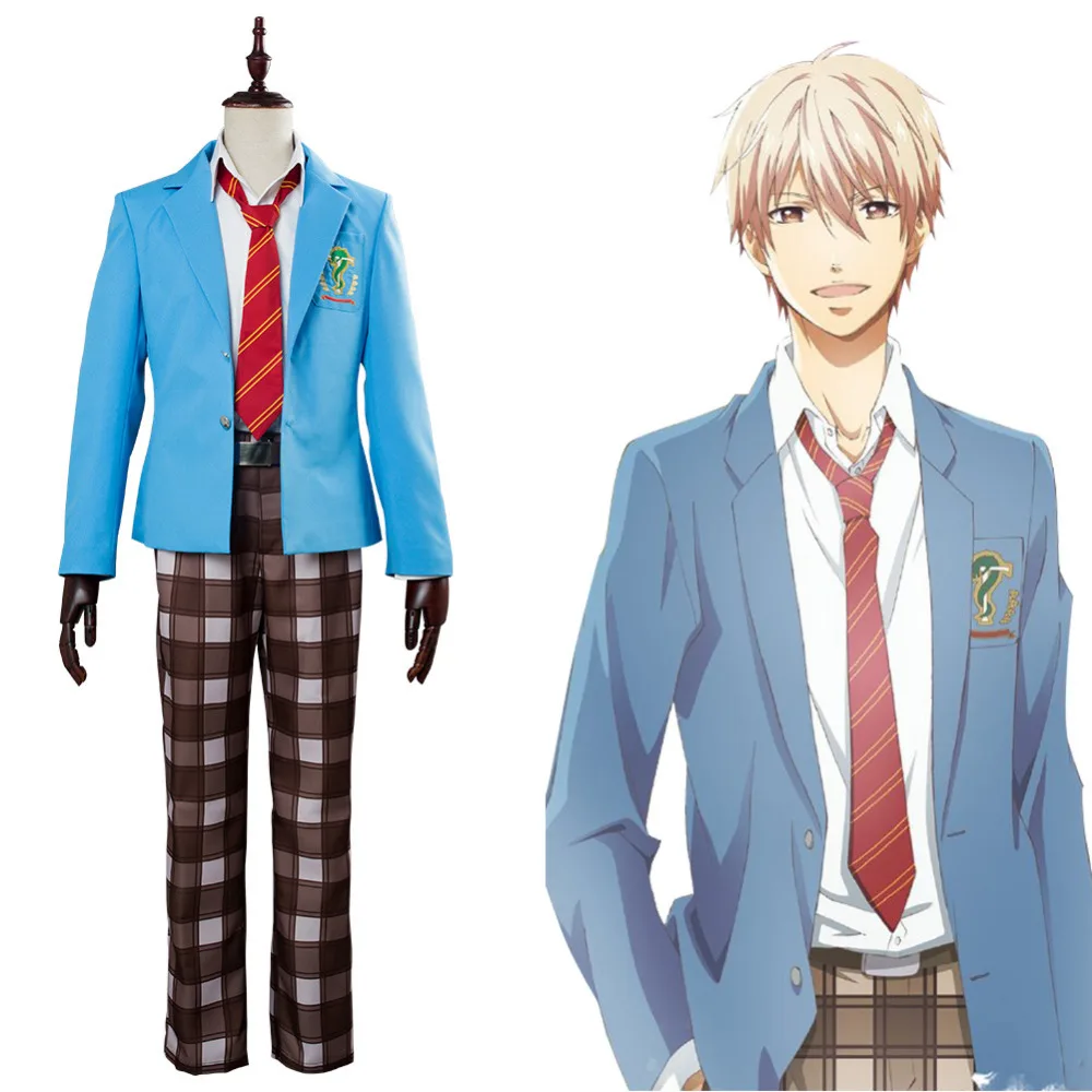 Kono Oto Tomare Cosplay Chika Kudo Costume Takezo Kurata Uniform Stop This Sound Men Outfit Suit | Тематическая одежда и