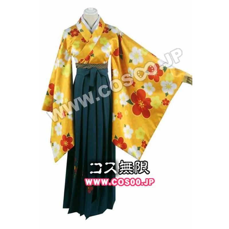 Люблю жить! Коидзуми Hanayo Taisho кимоно Косплей Костюм |
