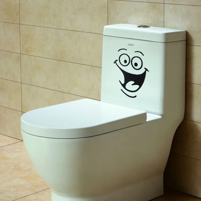 1PC Big Mouth Toilet Stickers Wall Decorations DIY Vinyl Home Decal Art Waterproof Posters Paper