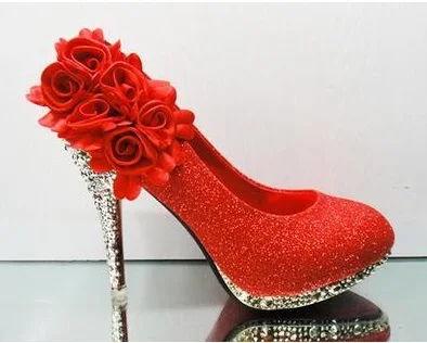 RED 10CM HEEL