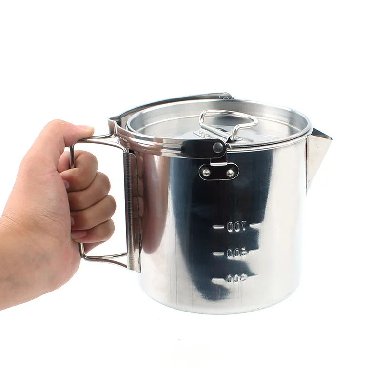 1200 мл Хит продаж 18/8 нержавеющая сталь Moka горшки Многофункциональный кофейник