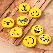 20 шт./партия смайлик ластики резиновые для карандаша детские забавные милые канцелярские принадлежности новинка ластик офисные аксессуары Школьные принадлежности
