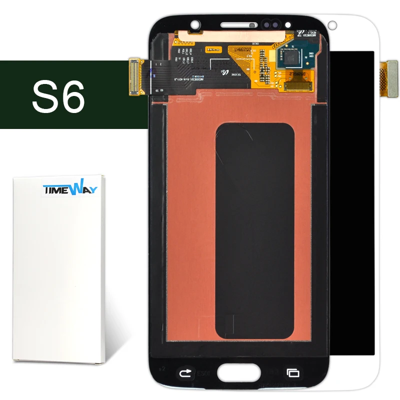

5pcs alibaba china highscreen clone 100% Original For Samsung S6 lcd display touch screen digitizer G9200 lcd white color