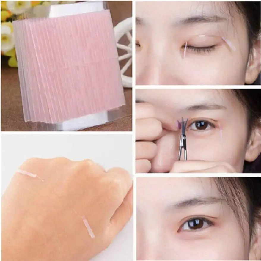 

5 sheets(230 bars) Invisible Fiber Double Side Adhesive Eyelid Stickers Technical Eye Tapes Comfortable JU15.drop shipping