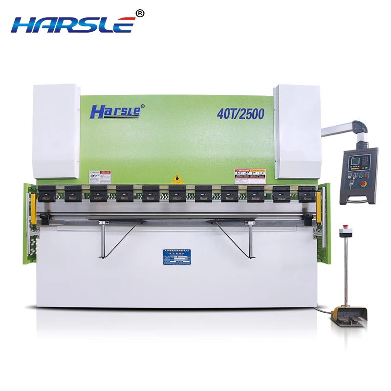 

Harsle brand 40T 2500mm CNC hydraulic small press brake for stainless steel