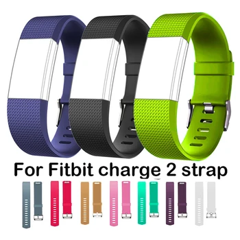 

Durable Smart Wrist Band Replacement Parts for Fitbit Charge 2 Strap for Fit bit Charge2 flex wristband Square pattern bracelet