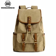 High Quality Canvas Women Travel Backpack 2017 Fashion Vintage Male Backpacks Laptop Computer Men Bagpack Female School Bags