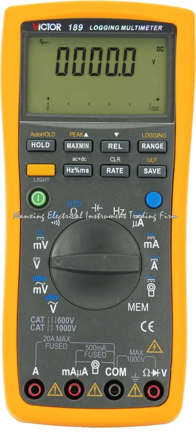 

Fast arrival VICTOR 189 VC189 Logging of True-rms digital multimeter
