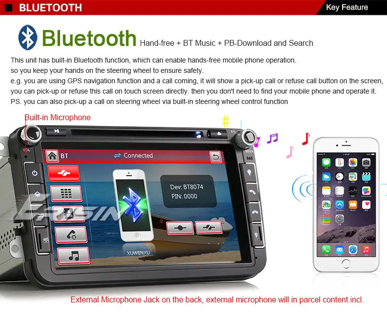 Flash Deal 7" Win8 Autoradio Car GPS Navigation 3G DVD DAB+ System for VW Jetta Golf EOS Seat ES8115V 14