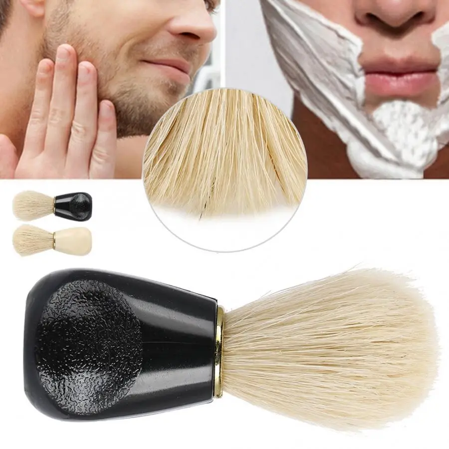 Мыло для бритья портативное мужское Мягкое мыло для волос с деревянной ручкой помазок парикмахерский салонный Инструмент Щетки для бритья