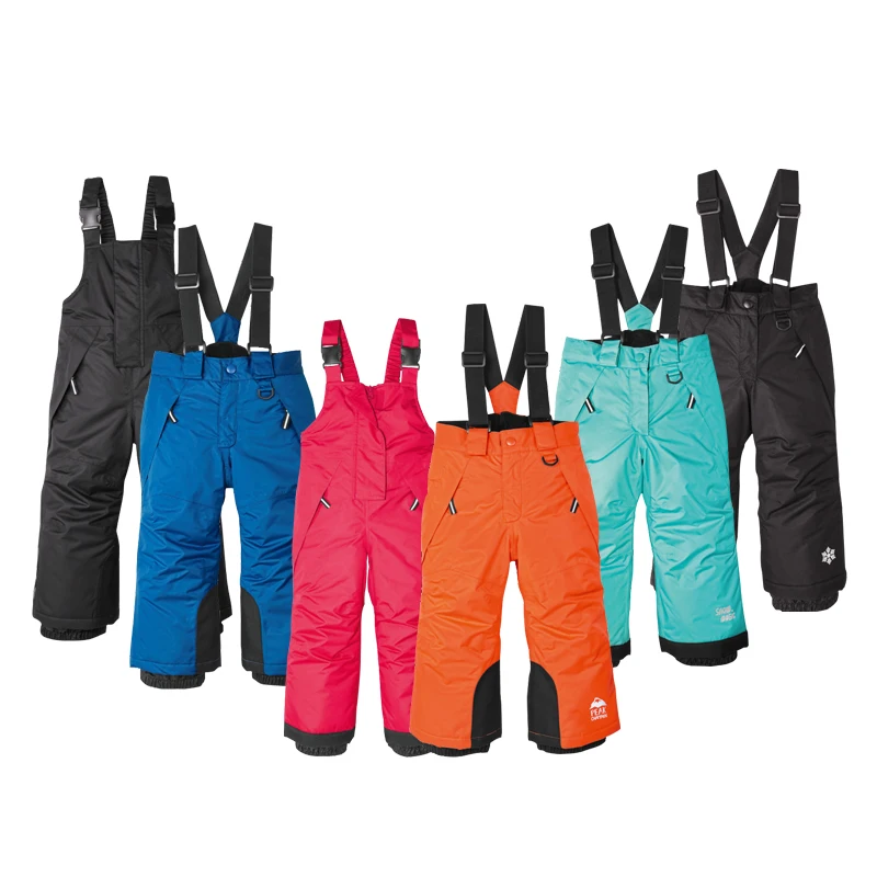Детская одежда зимние ветрозащитные и водонепроницаемые штаны для девочек детские комбинезоны детские штаны лыжные штаны для мальчиков
