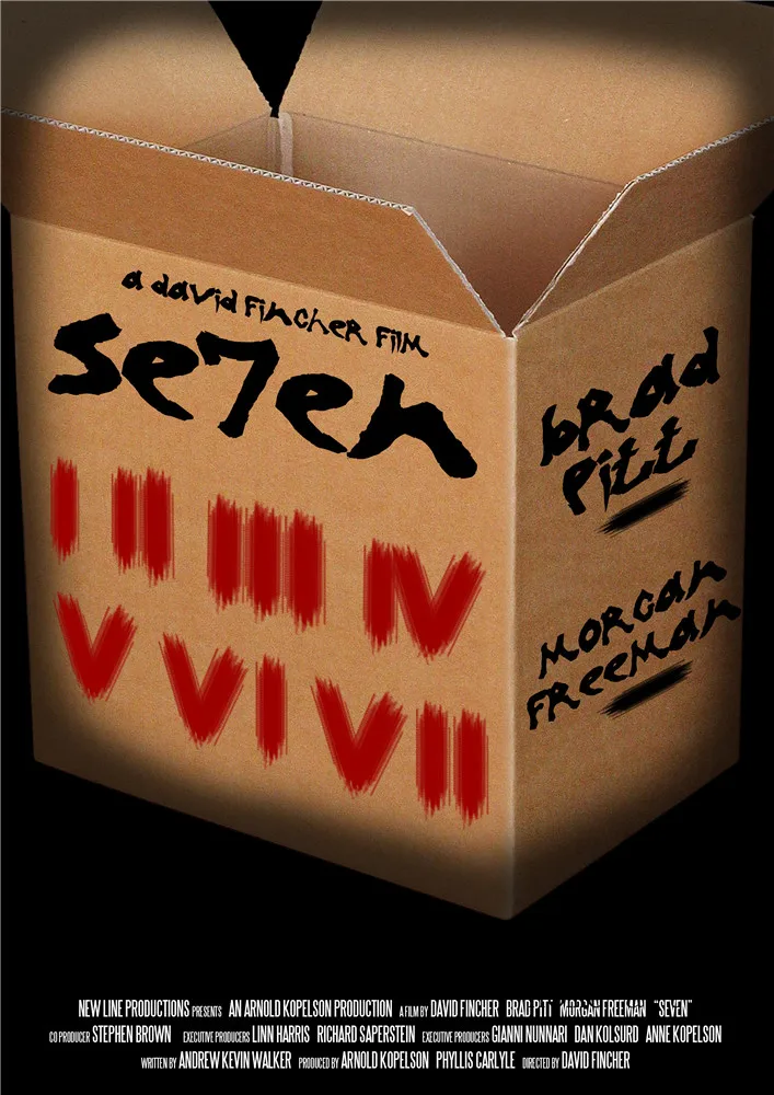 SE7EN постер из фильма четкое изображение наклейки на стену украшение дома хорошее