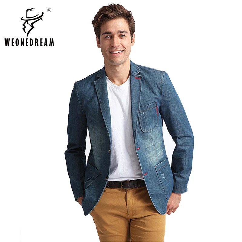 mens jeans with suit jacket