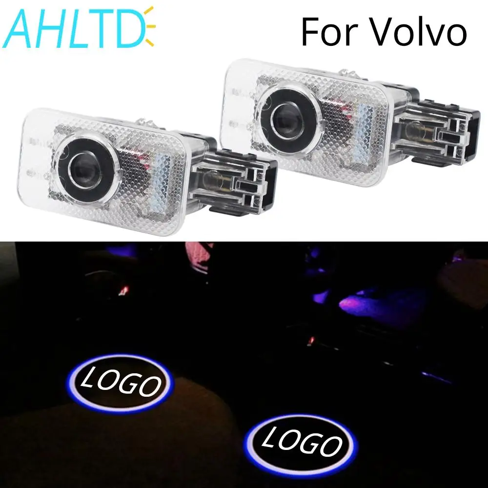 

2pcs Logo Projectiong Welcome Lamp For Volvo S60L 80L XC60 XC90 V60 40 special Welcome Light For Volvo door light modification