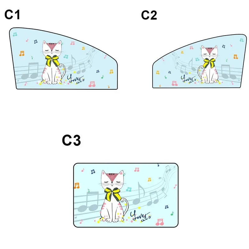 Автомобильный Автомобильный солнцезащитный козырек, Магнитный занавес, мультяшный детский оконный солнцезащитный козырек, защита от солнца, регулируемая Солнцезащитная солнечная УФ-пленка