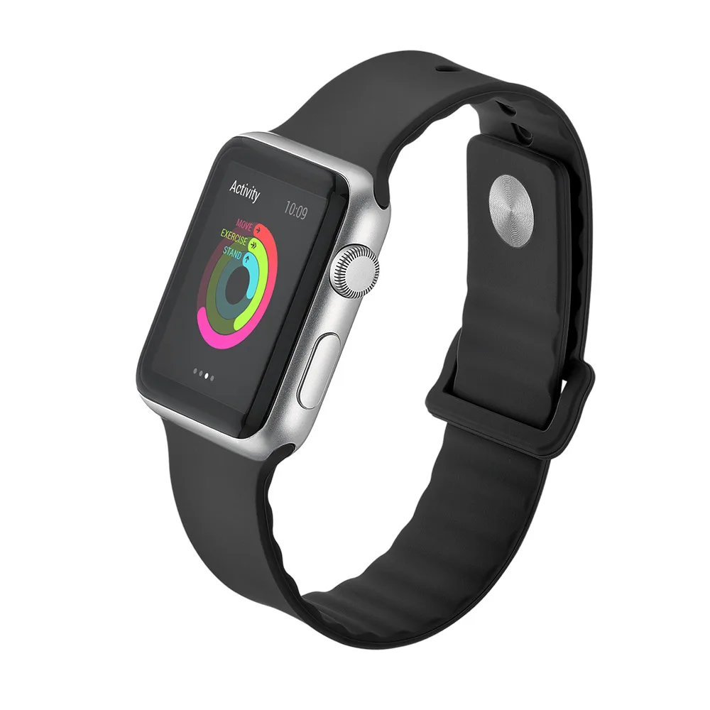 Xg276 Спорт iwatch Apple Watch 38 мм 42 мм Для мужчин Для женщин силиконовый спортивный ремешок Группа заменить Для мужчин t браслет для Аксессуары для