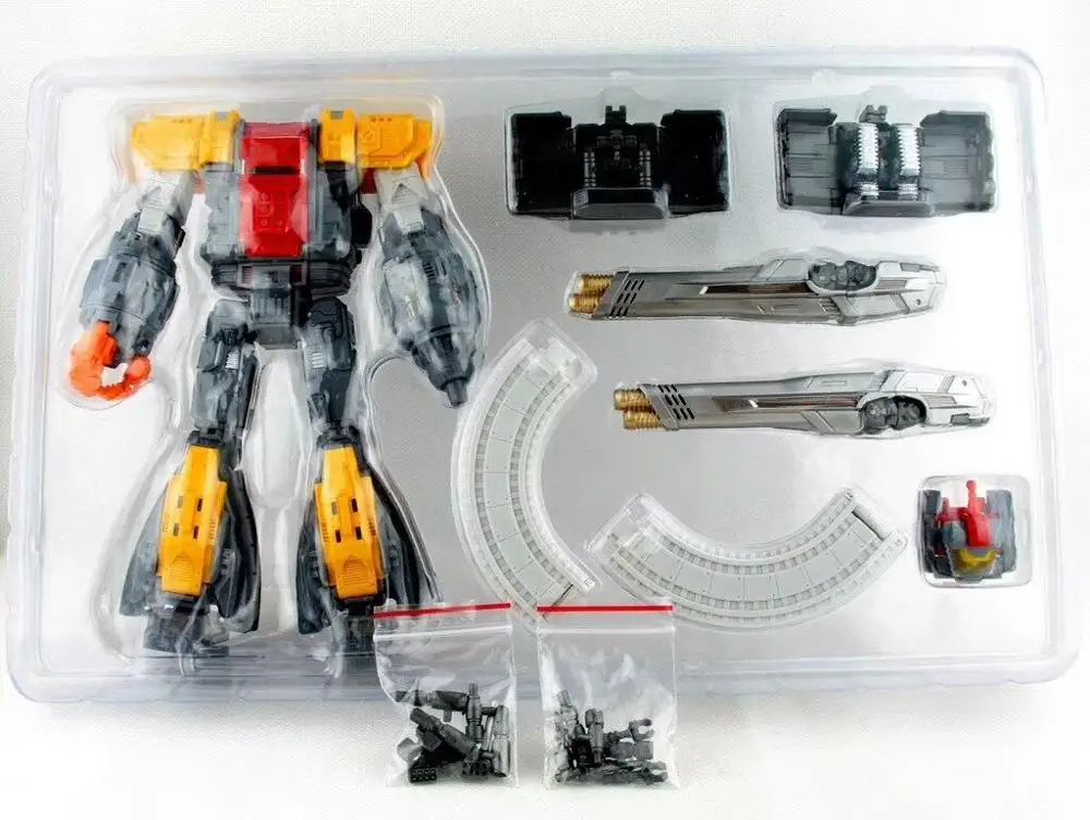 Огромный Дракон трансформация Lost Planet Powered-suit mft mini G1 MF34 MF-34 Omega Supreme figure toy - Цвет: Черный