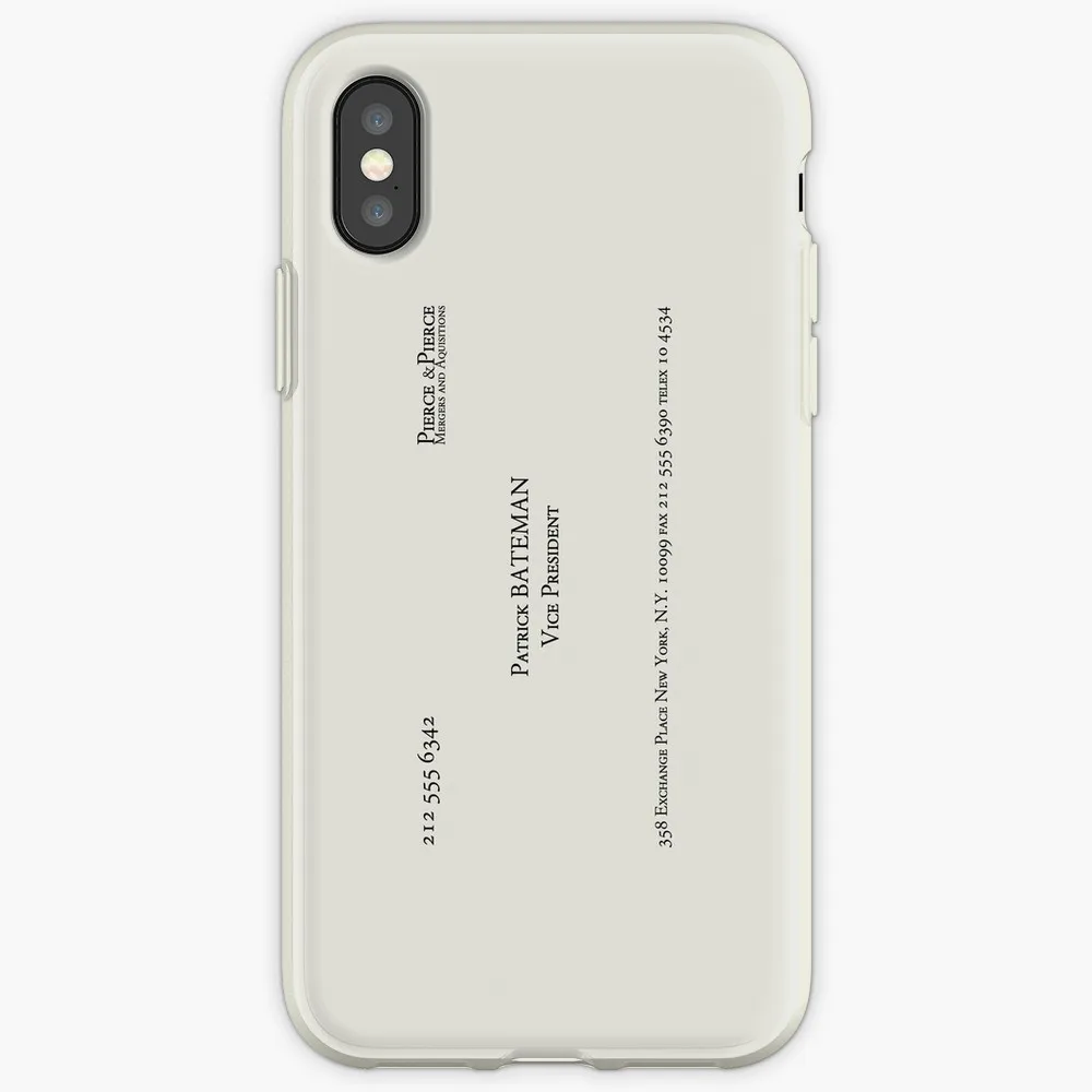 

Business Card Transparent Case For Apple iPhone X XS MAX XR SE cover case for iPhone 7 8 Plus 6 6s 5 5s 7Plus 8Plus Coque