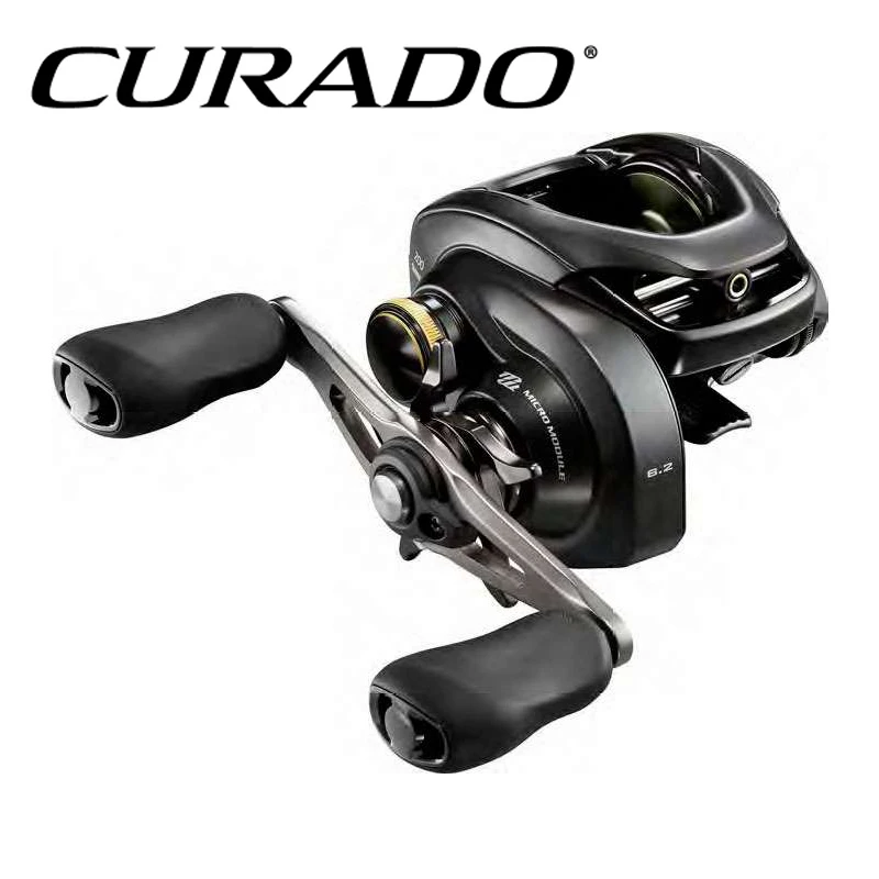 100% оригинальная новая модель SHIMANO CURADO K Низкопрофильная катушка для заброса