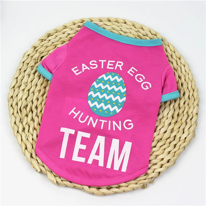S-L Pet Dog Vest Easter Cute Print SpringSummer Fashion Dog Shirt Pet Clothes For Dogs Cats Puppy Dog Clothes Wholesale noMC15 (6)