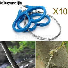 Открытый инструмент Походный лагерь охотничий аксессуар фрезы резки проволоки из нержавеющей стали пилы практичная ручная цепная пила безопасность выживания