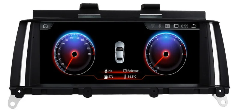 Top 1280*480 8.8" Android 4.4 Car DVD for BMW X3 F25 CIC system 2011-2013 With Bluetooth 16GB Nand Flash 3G Wifi Mirror Link Map GPS 4