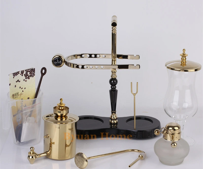 Высококачественный Королевский Балансирующий сифон T золотистый/серебристый и