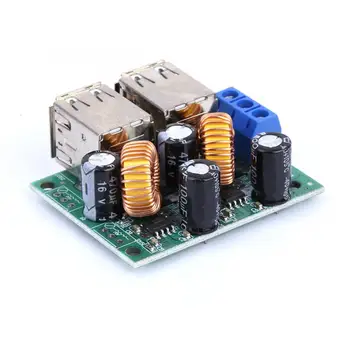 

7-40V to 5V 3A 4 USB Interface Car Charger Buck Module Step Down Board