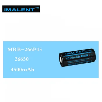 

1pcs IMALENT 26650 4500mah MRB-266P45 3.7v li-ion rechargeable battery high performance for high drain LED flashlights
