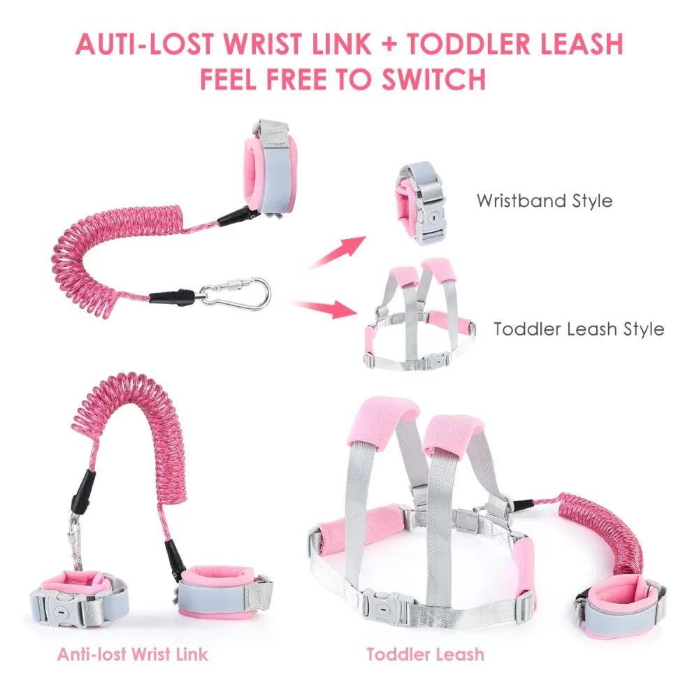 Child Guard Panda Electronic Child Leash 21 Feet Maximum Range