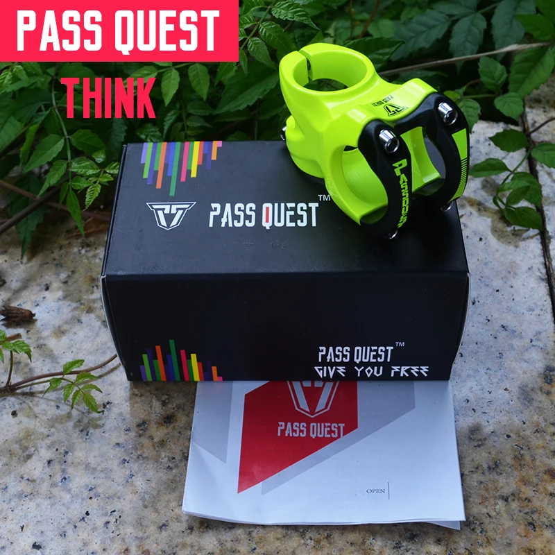 Pass Quest 31,8 мм 28,6 мм bicicleta велосипедная вынос 45 мм MTB DH ENDURO велосипедная вынос черный/фиолетовый/красный/желтый Тайвань OEM велосипедная труба