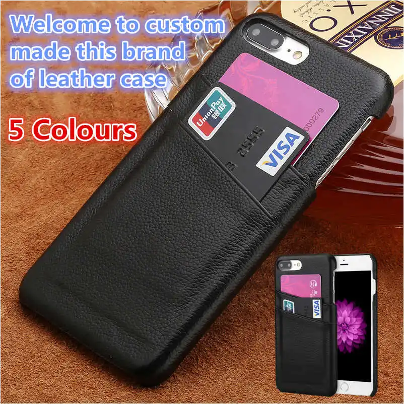 

ZD09 Genuine leather half wrapped case for Blackberry Key2 cover for Blackberry Key 2 phone case with card holders
