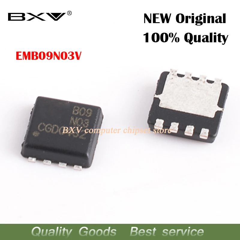 5pcs EMB09N03V B09N03V B09N03 3mm*3mm MOSFET QFN-8 new original free ...
