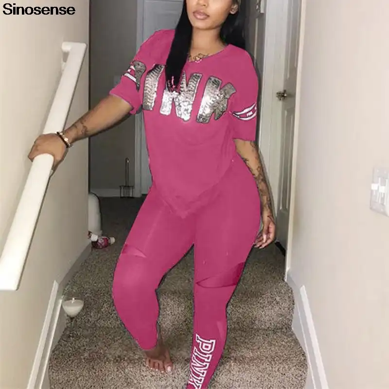 plus size pink sets