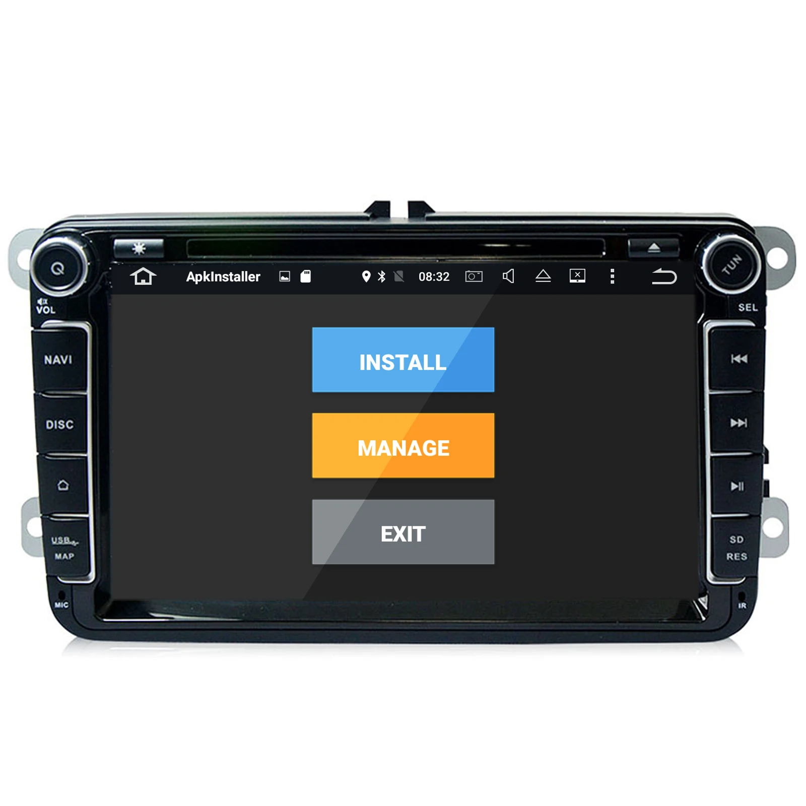 Discount COIKA 8" Octa Core Android 8.0 System 4+32G RAM Car DVD Player For Volksagen Tiguan Jetta Polo Golf T5 Passat EOS GPS Navi SWC 2