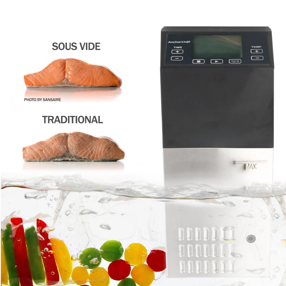 ITOP Electric Food Processors Sous Vide Immersion Circulator Slow Cooker Machine With Timer Temperature Control 220V
