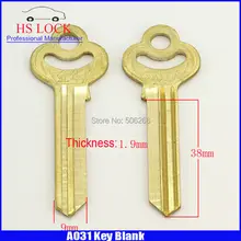Flower 3 ” candado grande doble House Home Door clave en blanco suministros de cerrajería llaves en blanco cilvil Horizontal clave máquina A031