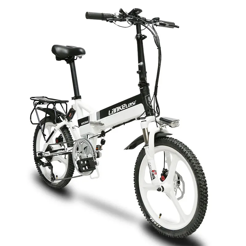  Smart Electric Bike 240W Two Wheels Electric Bicycle Foldable Portable 3 Knife Wheel Electric Scoot