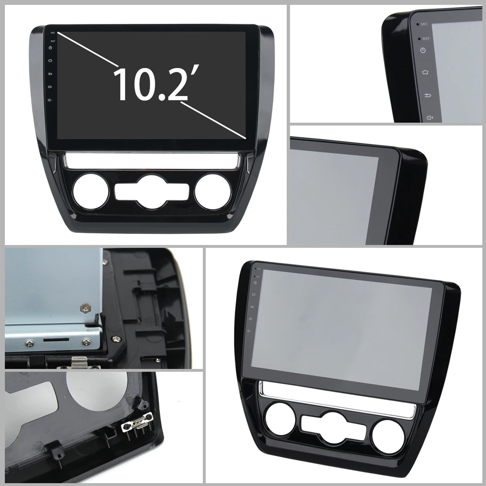 Discount RoverOne For VW for Volkswage Jetta 2011+ Android 9.0 Autoradio Car Multimedia Player Radio GPS Navigation Head Unit NO DVD 5