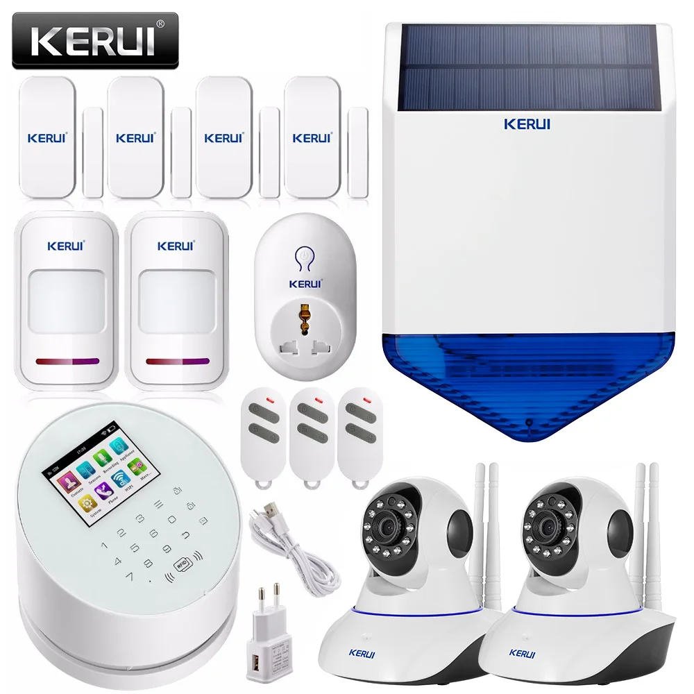 Buy KERUI W2 Wifi GSM PSTN Smart home security alarm