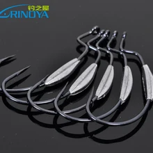 20 шт Trulinoya кривошипно крюк с привести 1# с ультратонкой оправой 37 мм Мягкая приманка червяк личинка рыболовный крючок для рыбалки рыболовные снасти