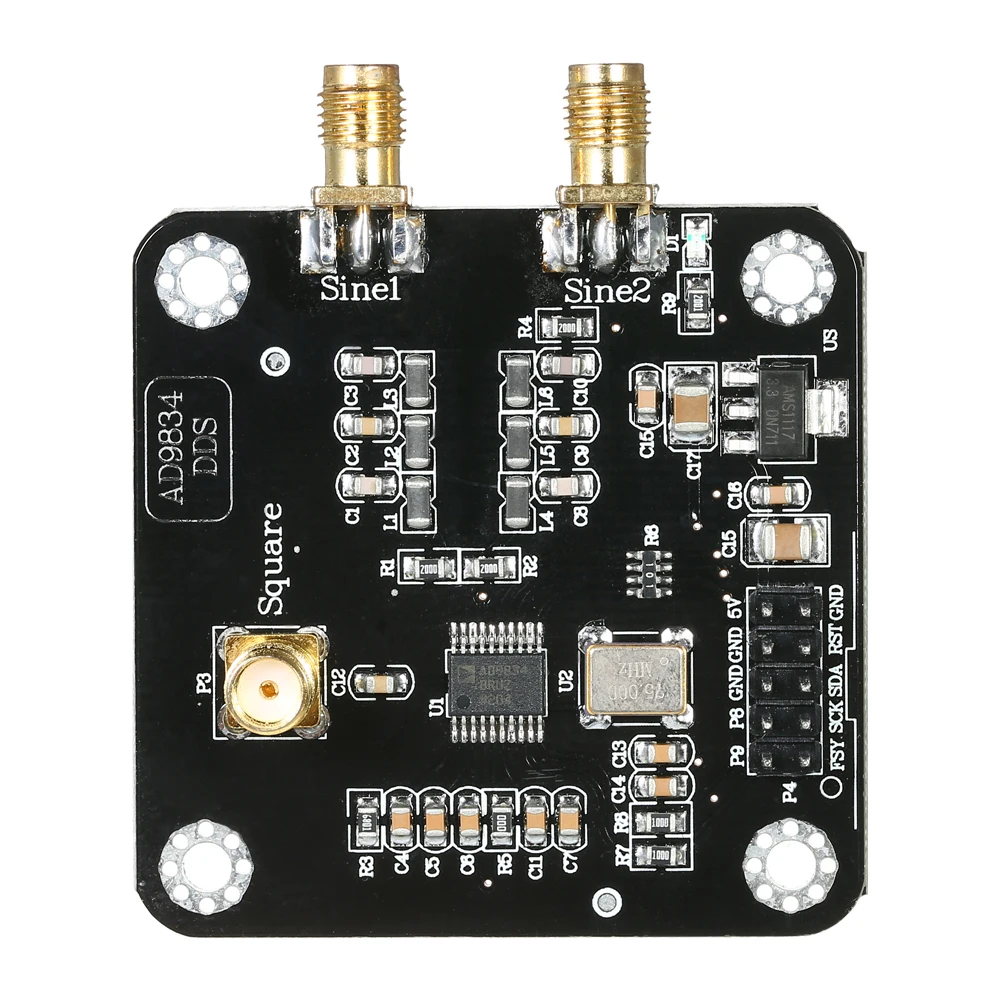 

AD9834 Professional Signal Generator Module Sine Triangle Wave Output DDS Signal Source