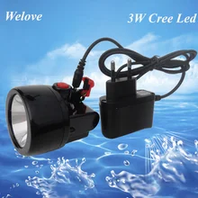 Супер яркий 3 Вт Cree светодиодный налобный светильник шахтер для охоты, горный светильник