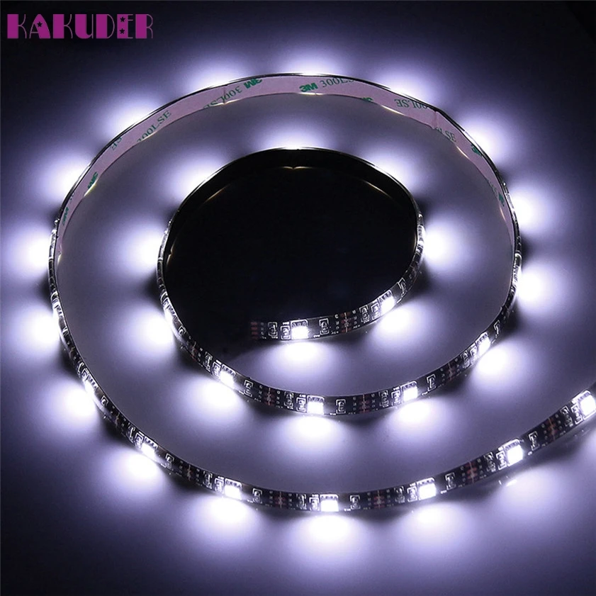 Высокое качество 5V 5050 60SMD/M RGB Светодиодные полосы света бар ТВ ПОДСВЕТКА комплект