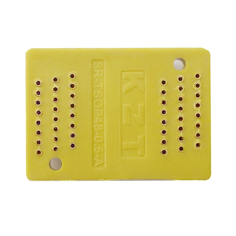 

2 pcs / lot Pin Board TSOP48-0.5 Interposer Board Receptacle Pin Adapter Plate Burn in Socket Test Socket Plug pin Allsocket