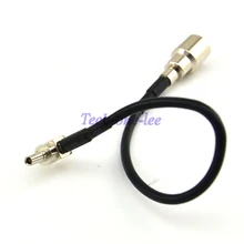 5 шт./лот FME штыревой разъем для CRC9 Мужская вилка правый угол RG174 соединительного кабеля 15 см кабель-удлинитель