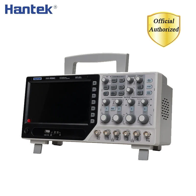 

Hantek DSO4084C Digital Oscilloscope 4 Channels Record Length 64K USB PC Osciloscopio +1 Channel Arbitrary/function Generator