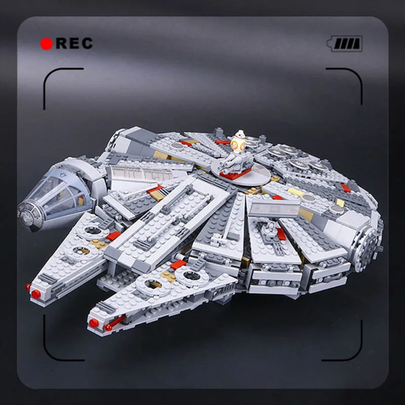 

DHL In Stock LEPIN 05007 1381Pcs Building Blocks Force Awakens Millennium 75105 Falcon Model Toys For Kid Christmas Gift