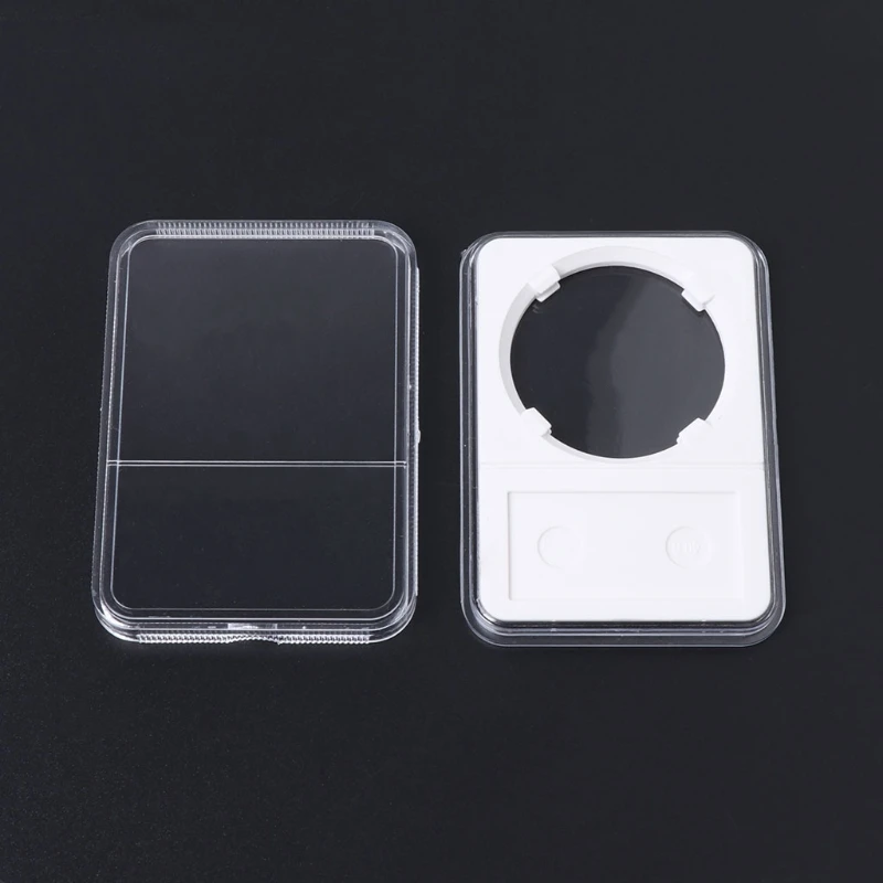 

NEW Modern Coin Holder Capsule Storage Box Airtight 40.6mm For 1oz American Silver Eagles Storage Bins Box With Inlay Pad